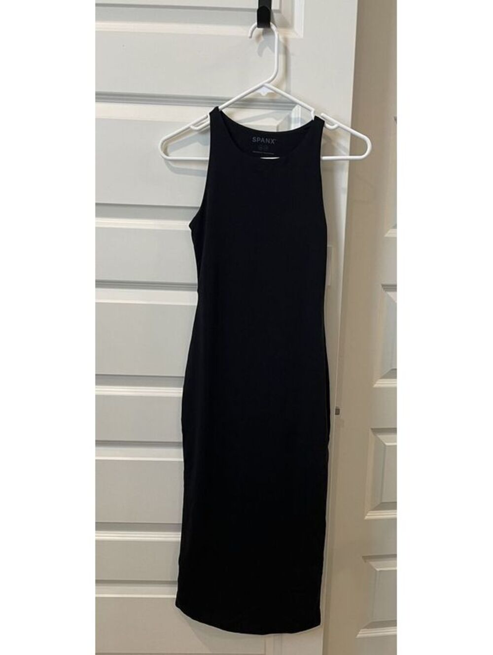 SPANX - Midi Racer Back Dress - XS Black NWT